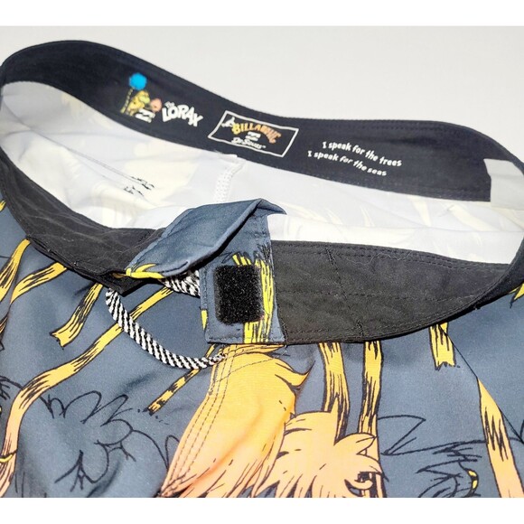 Billabong Board Shorts Dr Seuss Lorax Size 27 Swim Trunks Beach EUC - Picture 5 of 6